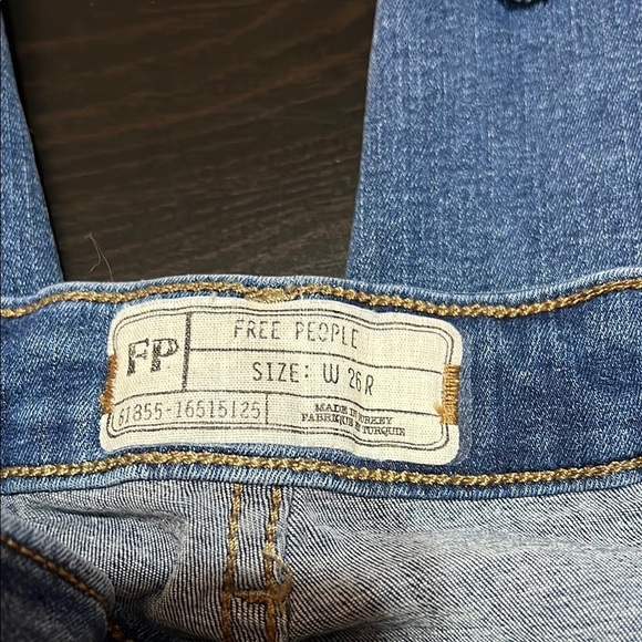 Free people Women's Blue Jeans - Picture 6 of 6